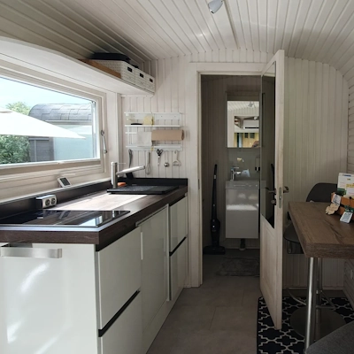 Tiny House - Ferien in Bad Bentheim - Küche und Essbereich